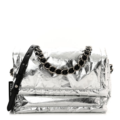 Marc Jacobs Metallic Lambskin The Pillow Bag Silver 1 of 11