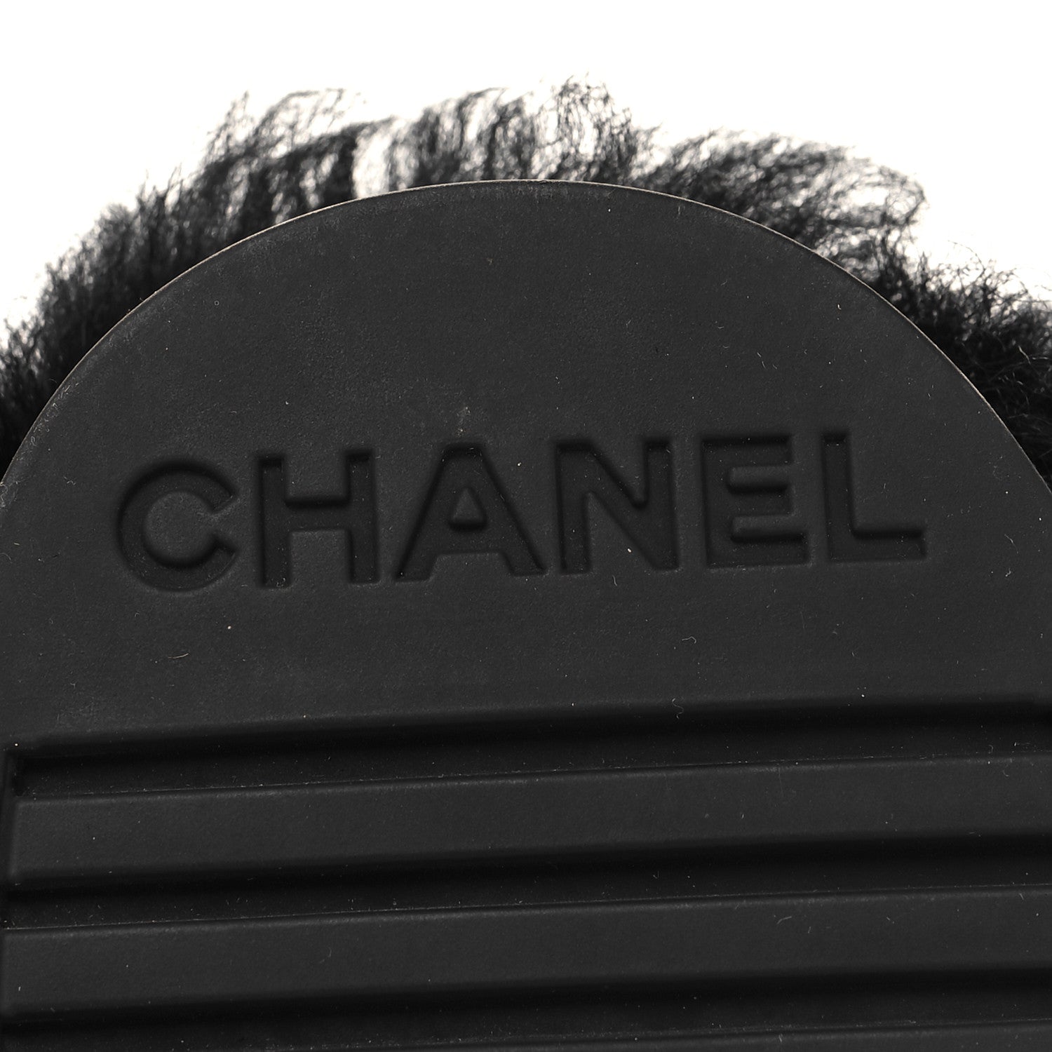 Chanel Shearling Sheepskin High Boots 39 Black 7 of 7