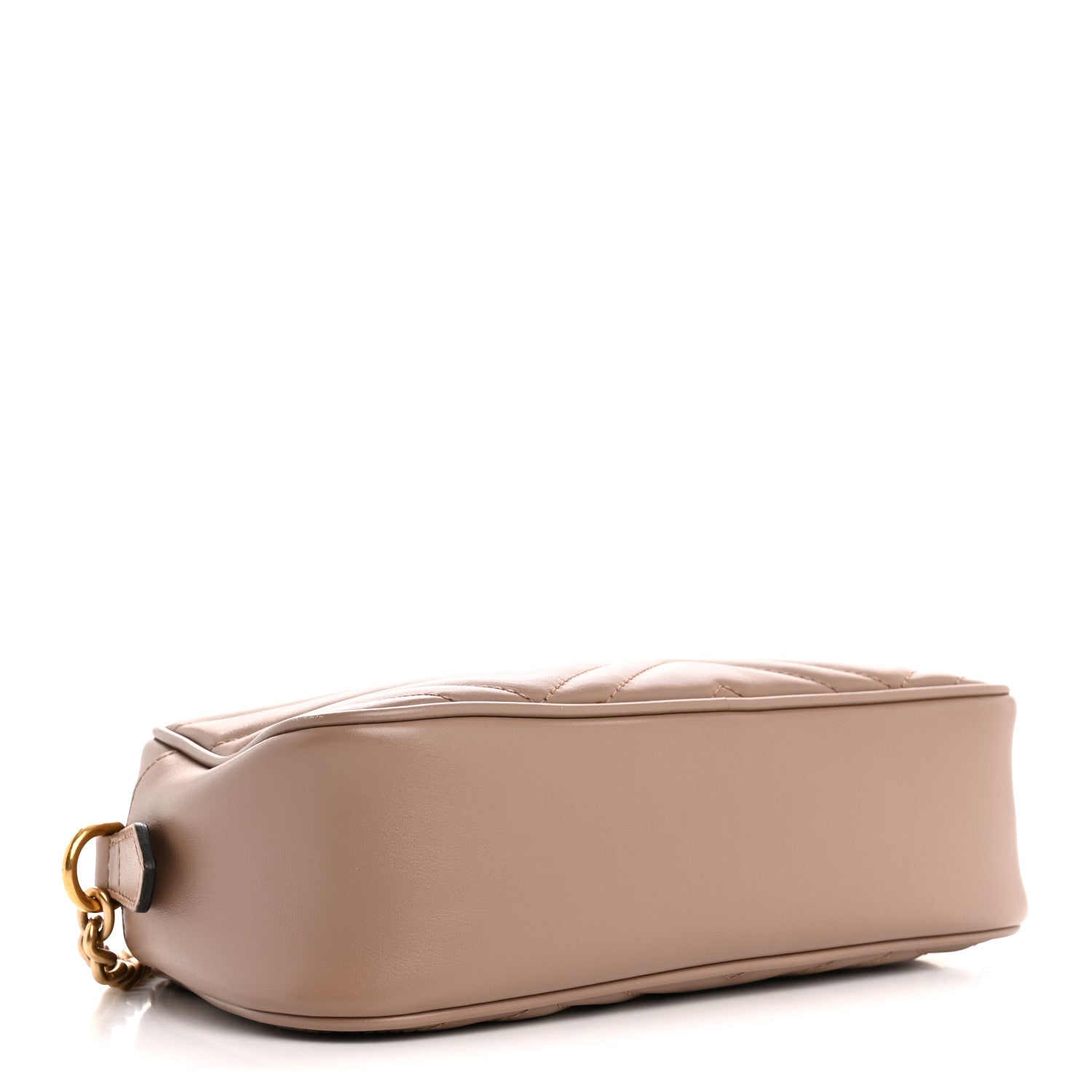 Gucci Calfskin Matelasse Small GG Marmont Chain Shoulder Bag Porcelain Rose 4 of 15