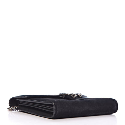 Gucci Suede Mini Dionysus Chain Wallet Black 4 of 14