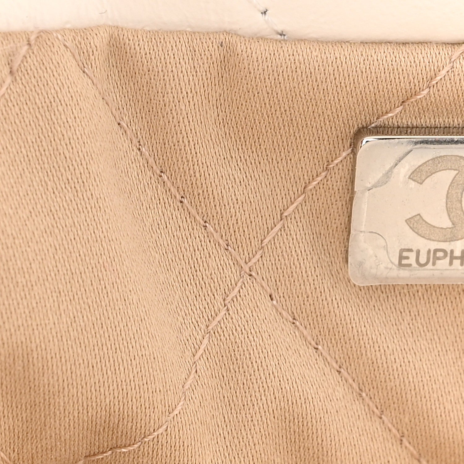 Chanel Shiny Calfskin Quilted Small Chanel 22 White 7 of 9