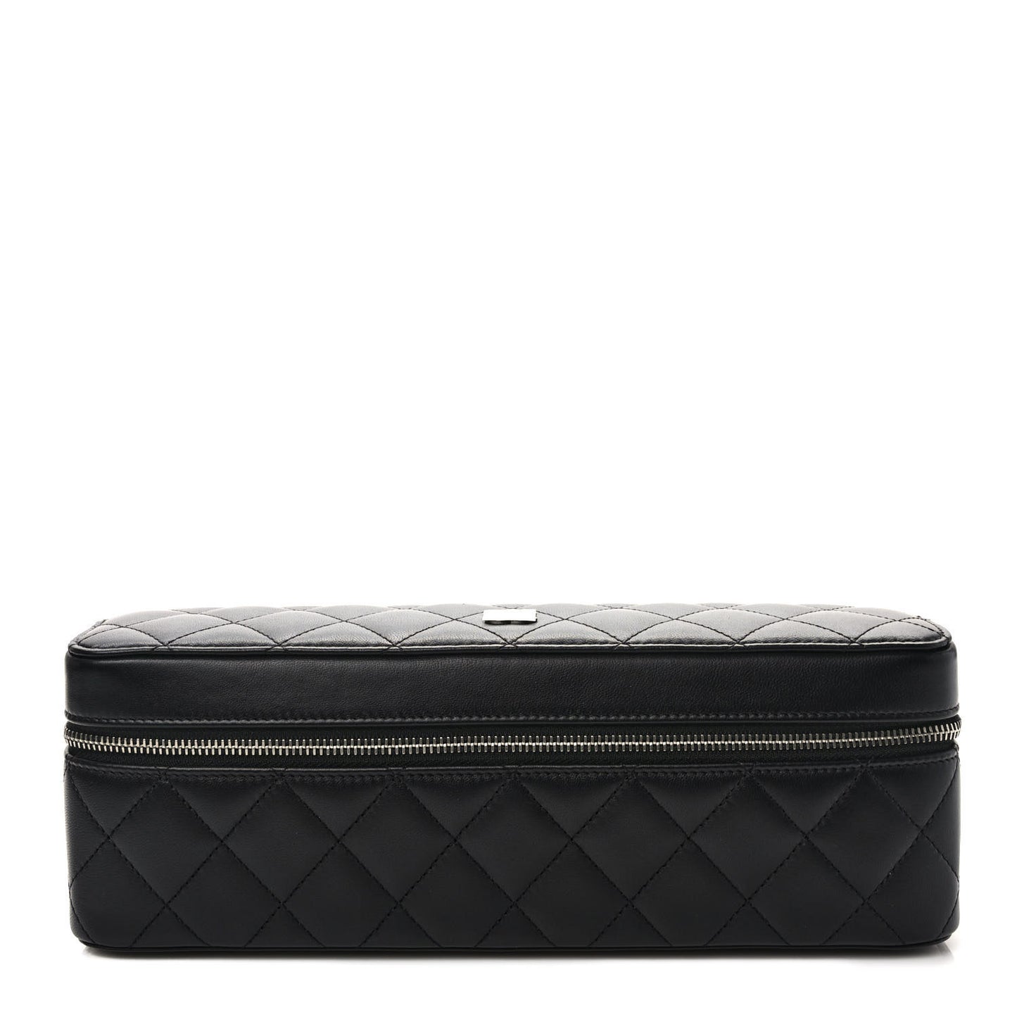 Lambskin Quilted Watch Case Black