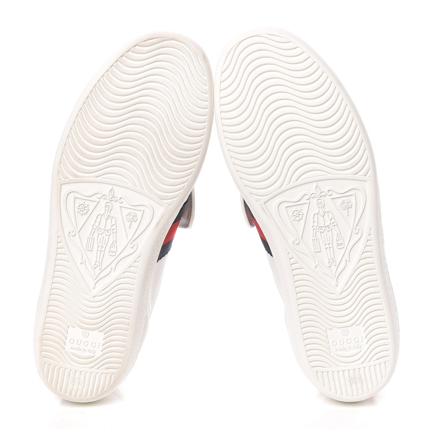 Gucci Calfskin Ayers Blind For Love Embroidered Womens Ace Sneakers 35.5 White 7 of 13
