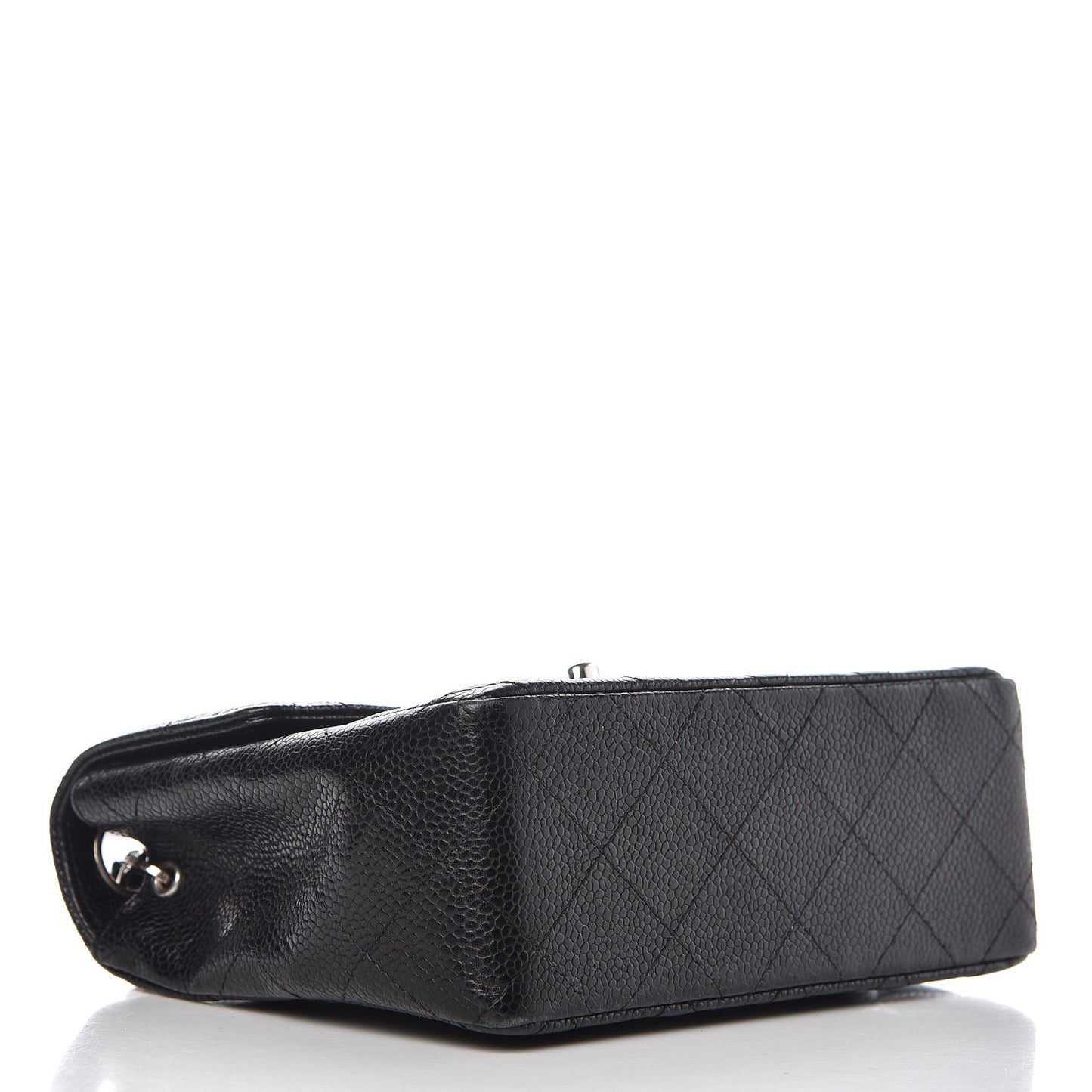 Caviar Quilted Mini Square Flap Black