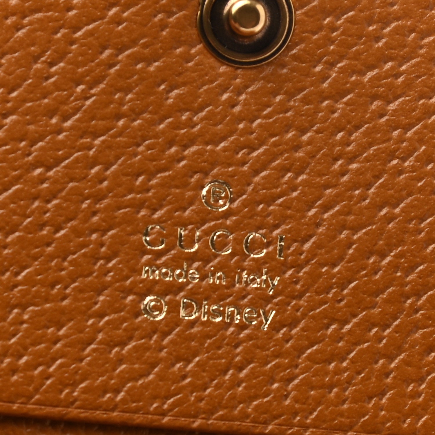 Gucci X DISNEY Mini Vintage GG Supreme Monogram Mickey Mouse Card Holder Wallet Beige Vintage Sun Oil 6 of 7