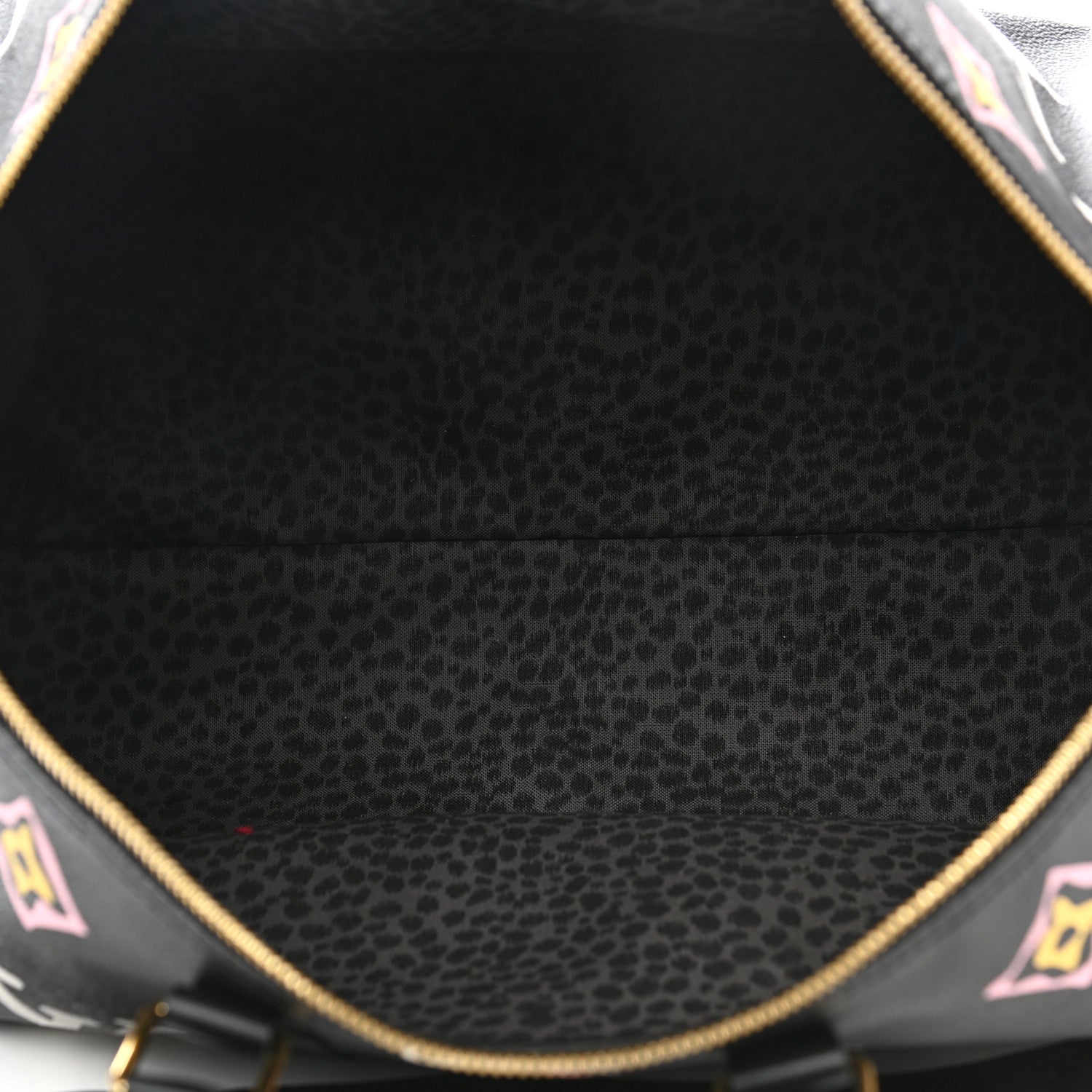 Louis Vuitton Monogram Giant Wild At Heart Keepall Bandouliere 45 Black 4 of 9