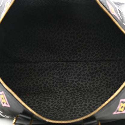 Louis Vuitton Monogram Giant Wild At Heart Keepall Bandouliere 45 Black 4 of 9