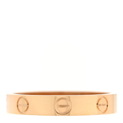 Cartier 18K Yellow Gold 3.5mm LOVE Wedding Band Ring 55/7.25 4 of 5