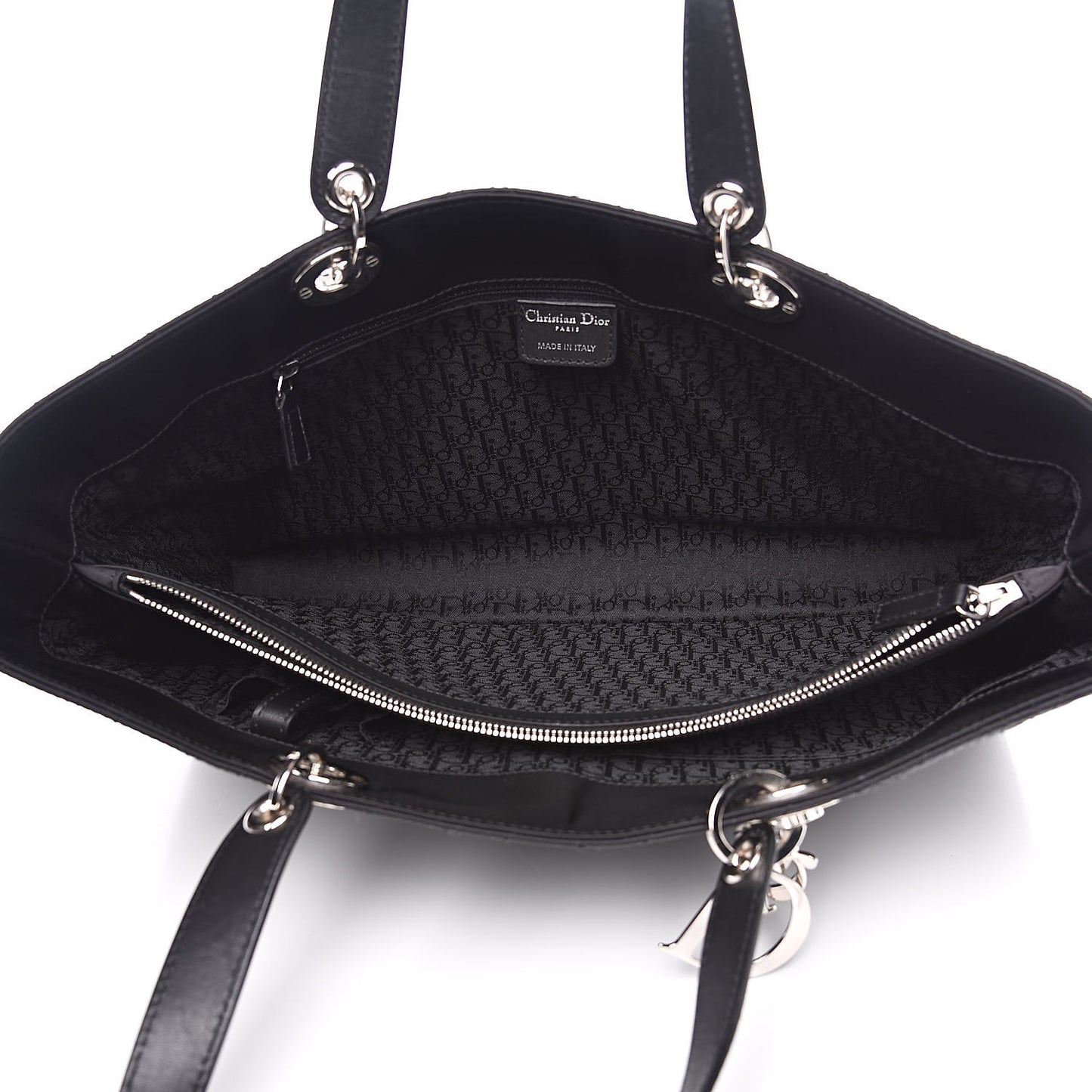 Nylon Cannage Tote Black