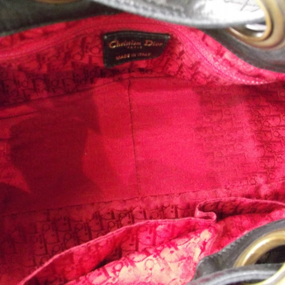 Christian Dior Leather Medium Cannage Bag 6 of 10