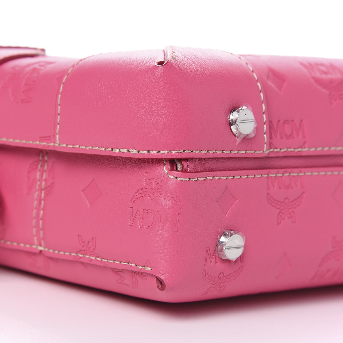 Calfskin Ottomar Monogram Small Berlin Crossbody Sugar Pink