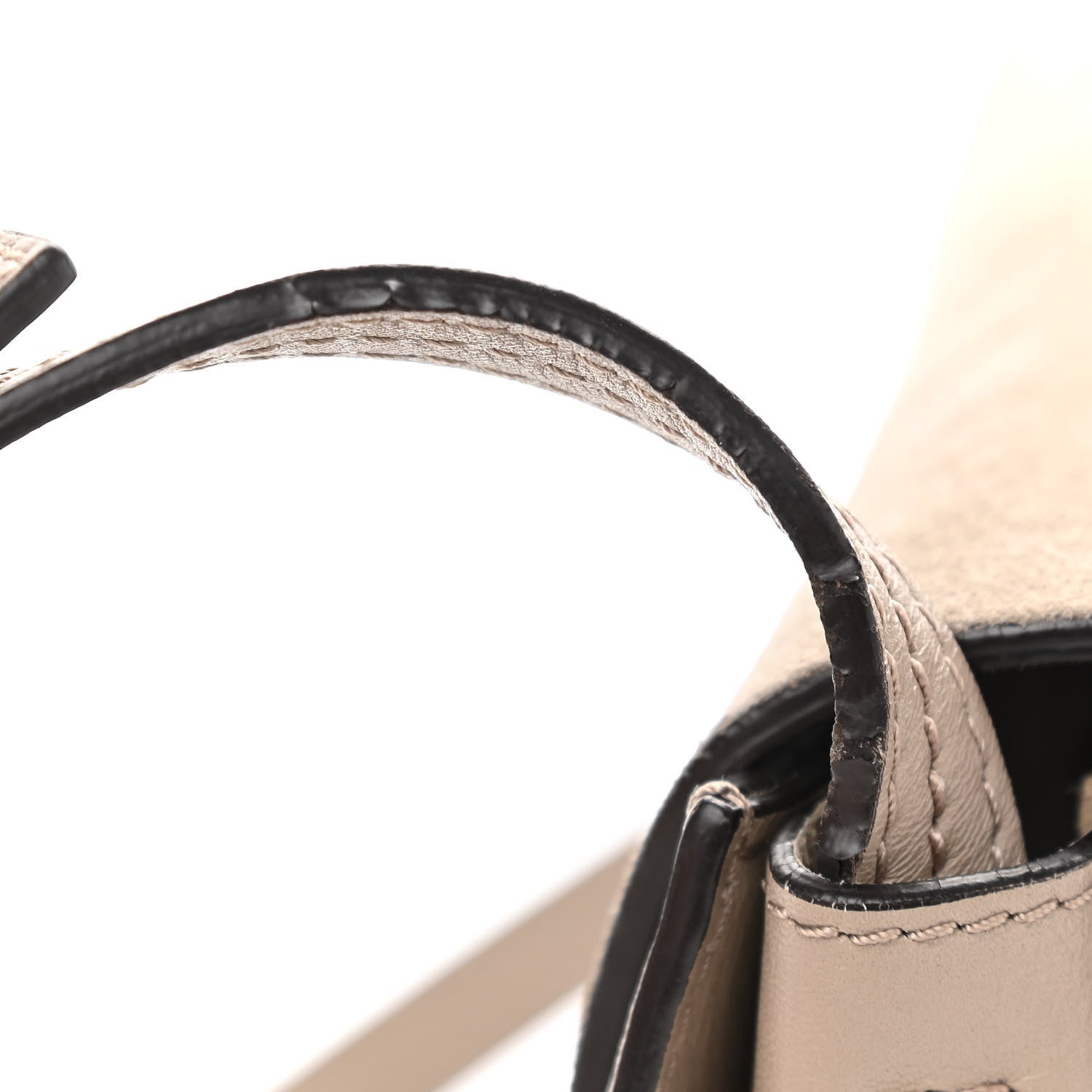 Chloe Suede Calfskin Small Faye Shoulder Bag Motty Grey 11 of 11