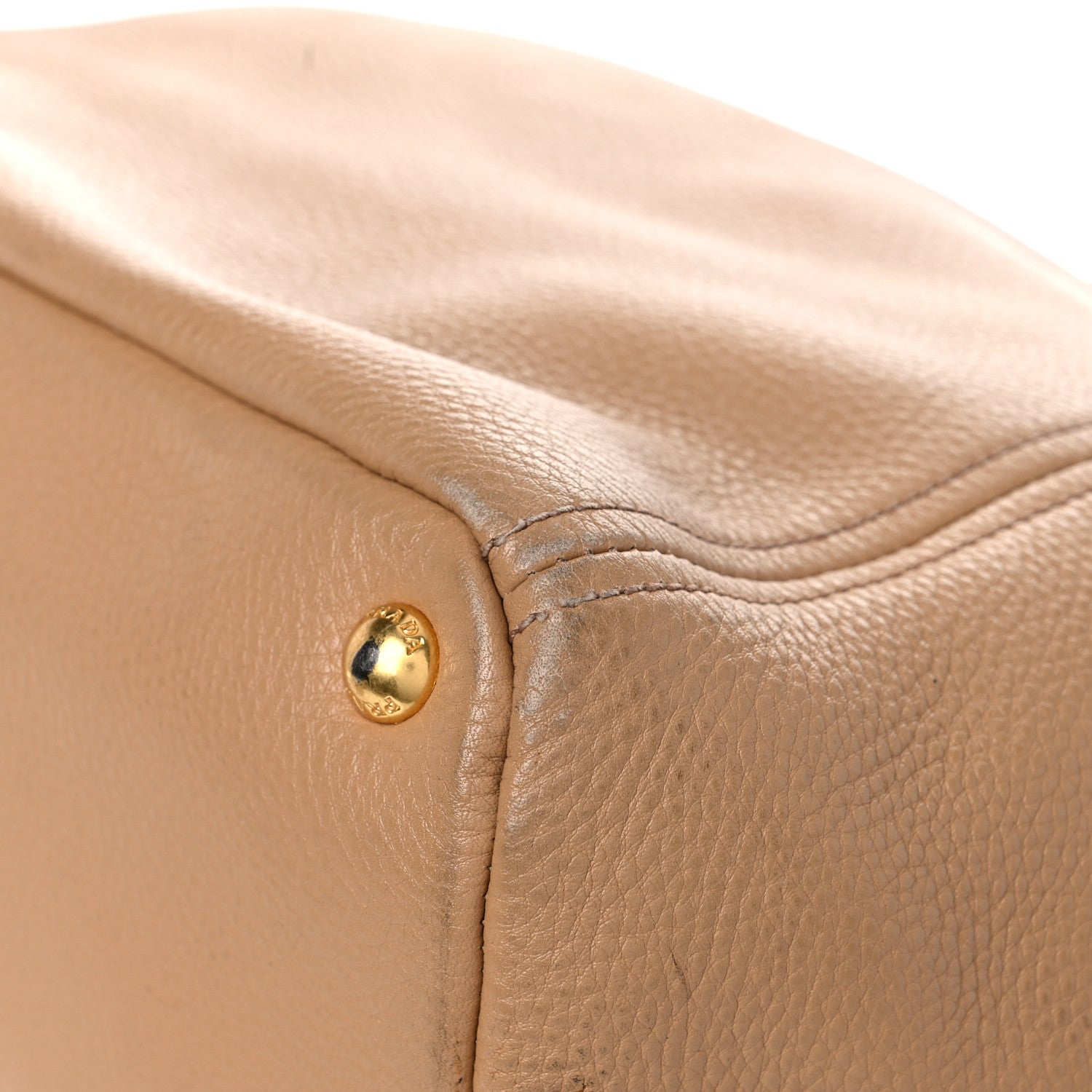 Prada Vitello Daino Tote Caramel 8 of 19