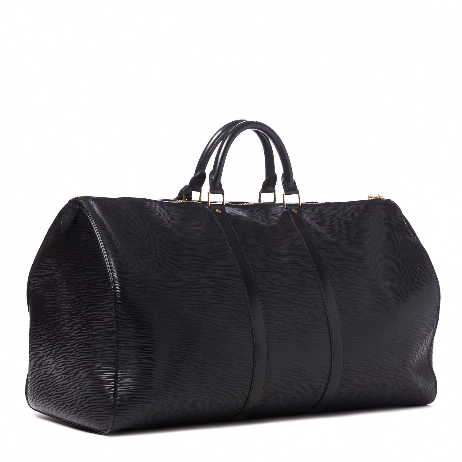 Louis Vuitton Epi Keepall 55 Black 2 of 11