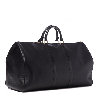 Louis Vuitton Epi Keepall 55 Black 2 of 11