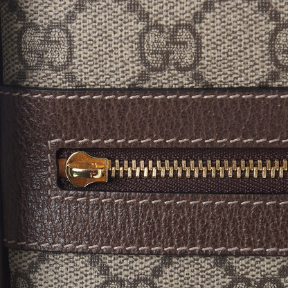 Gucci GG Supreme Monogram Large Ophidia Pouch Clutch Brown 10 of 11