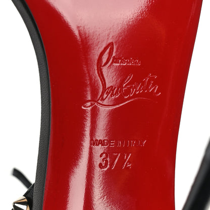 Christian Louboutin Kid Spiked So Me 100 Sandals 37.5 Black 6 of 8