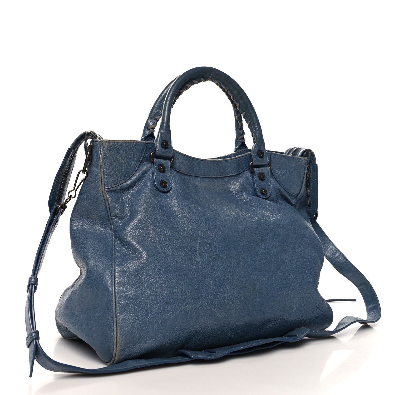 Balenciaga Agneau Classic Hardware Velo Bleu Persan 4 of 19