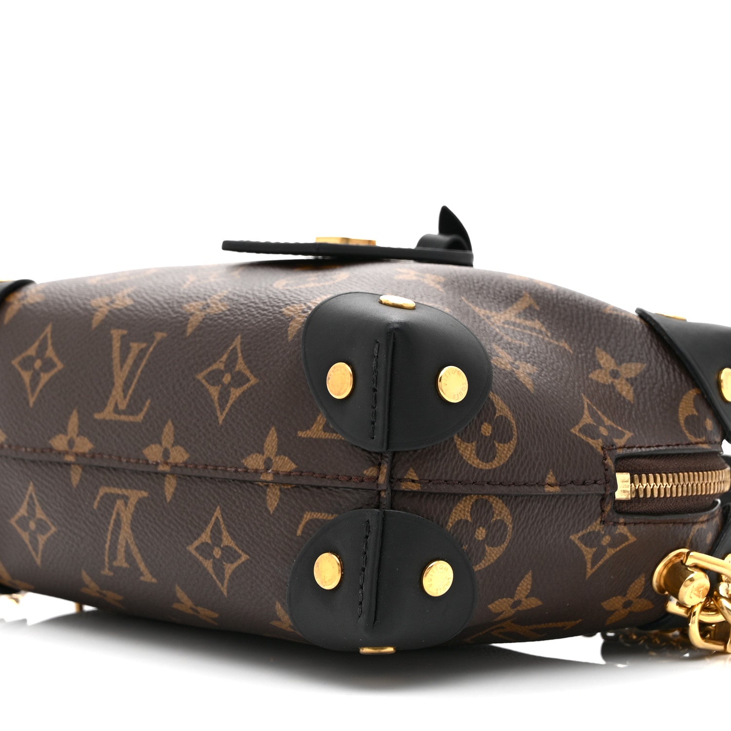 Louis Vuitton Monogram Petite Malle Souple Black 9 of 9