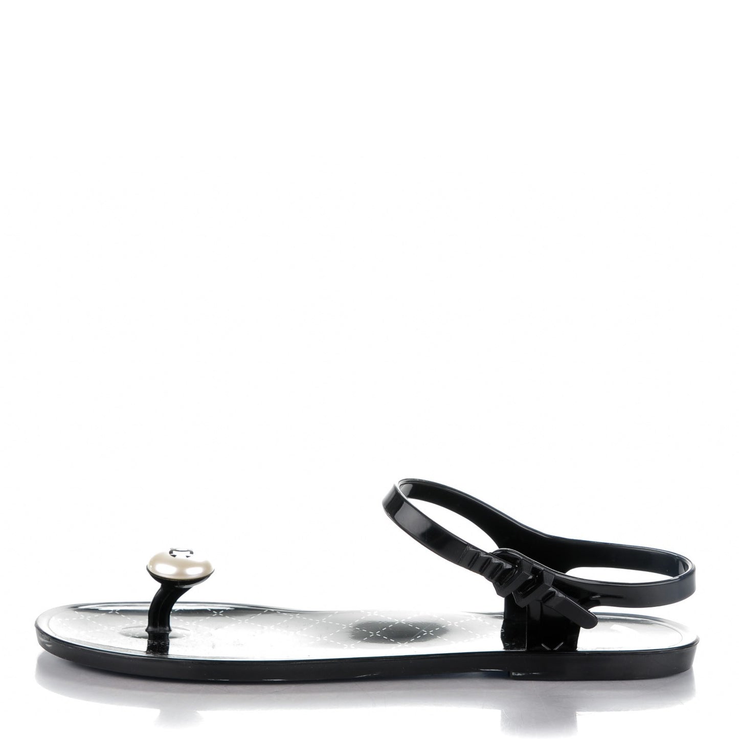PVC CC Pearl Thong Sandals 41