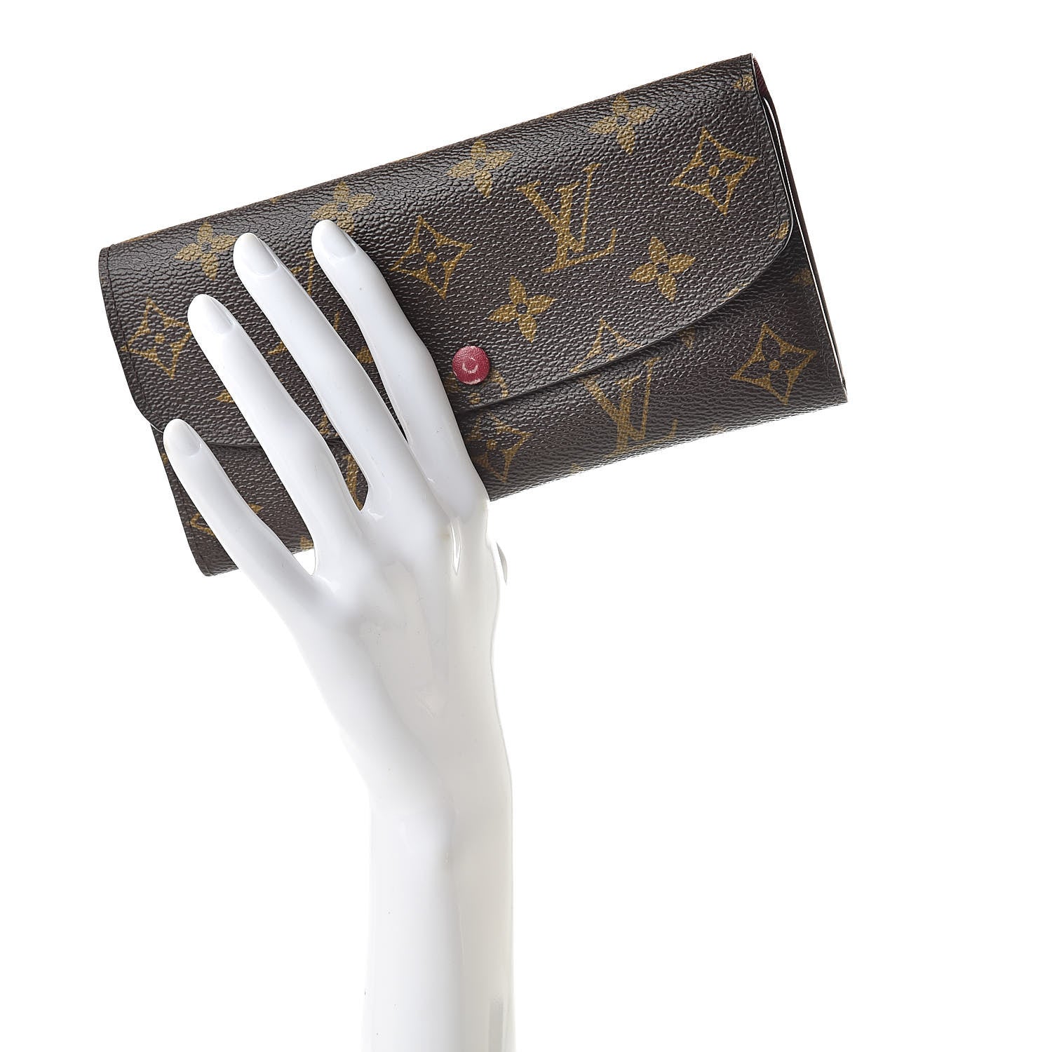 Louis Vuitton Monogram Emilie Wallet Fuchsia 2 of 11