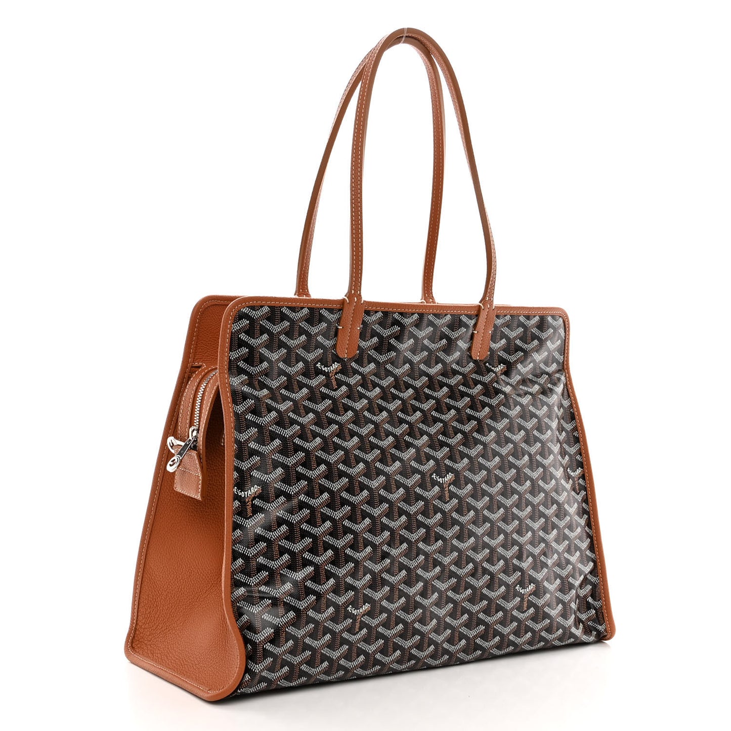 Goyardine Sac Hardy Pet Carrier PM Black Gold