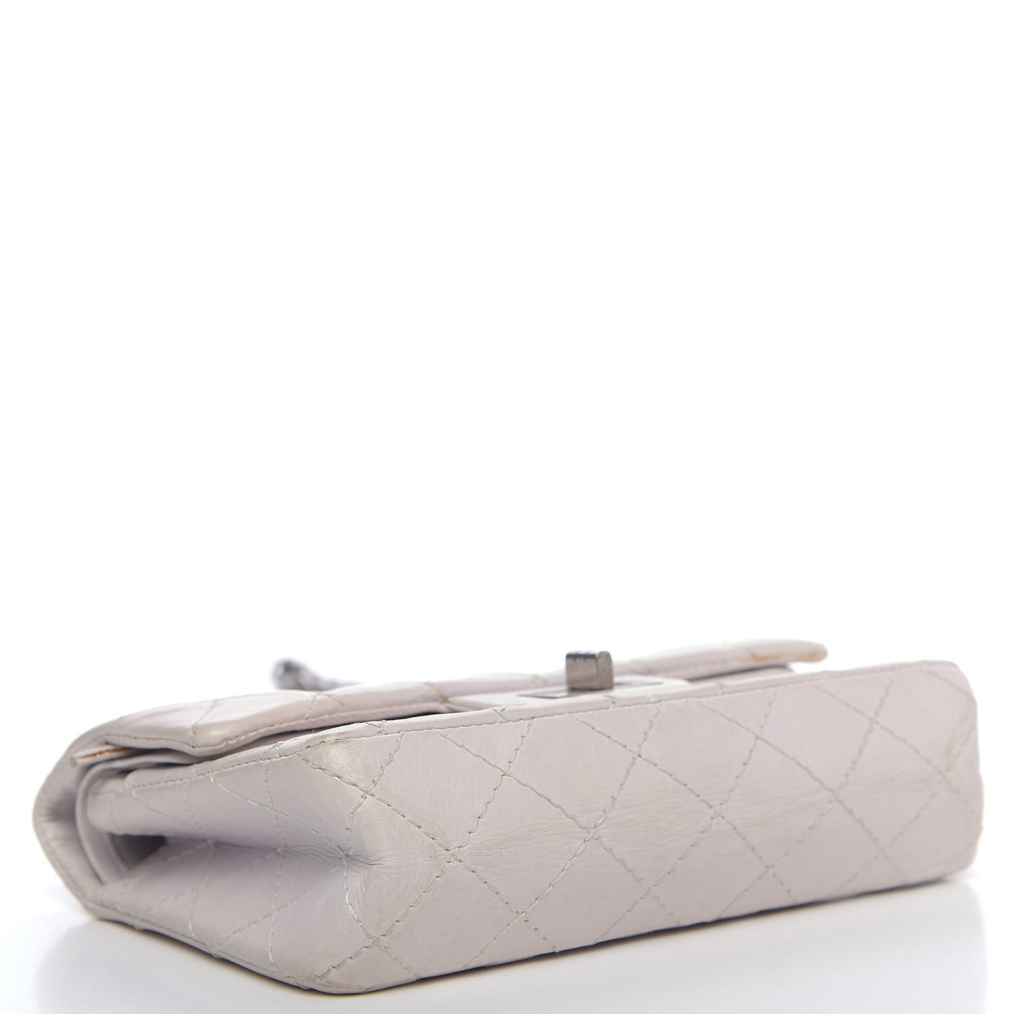Aged Calfskin 50th Anniversary 2.55 Reissue 224 Flap White