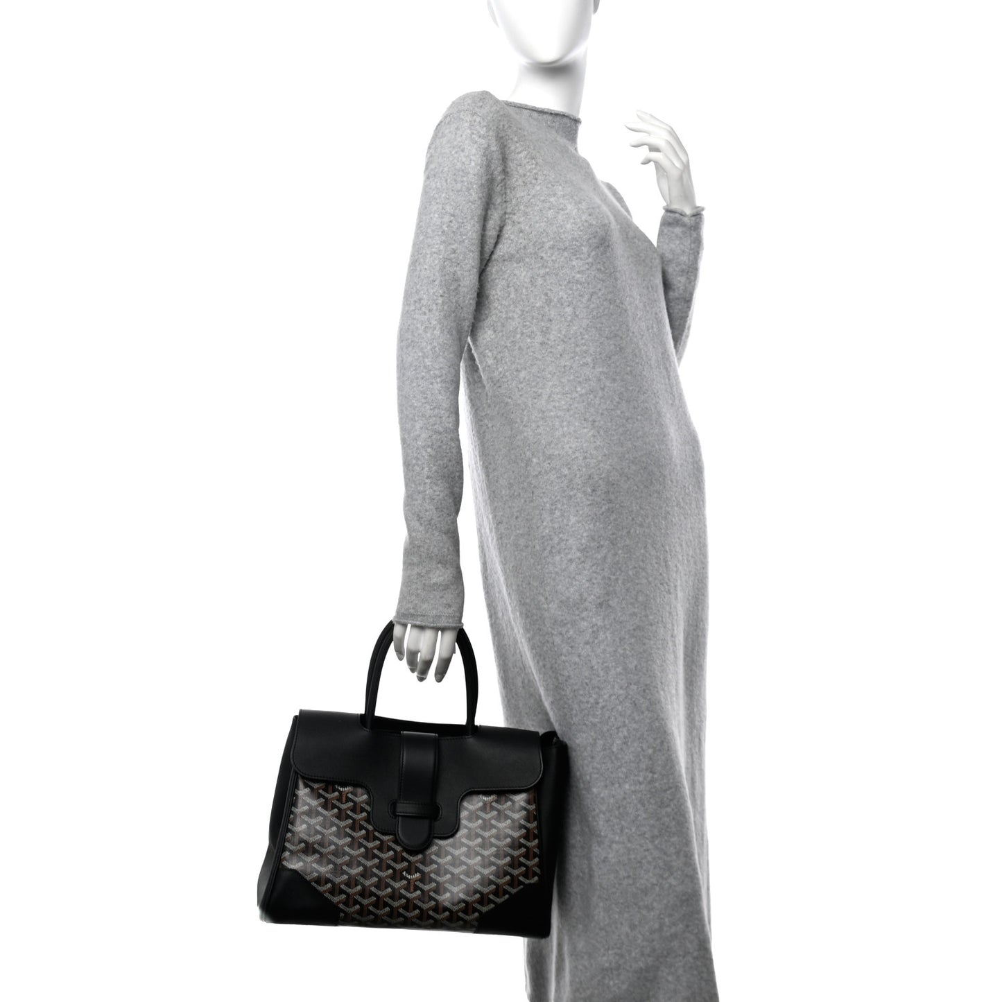 Goyardine Saigon Tote Black