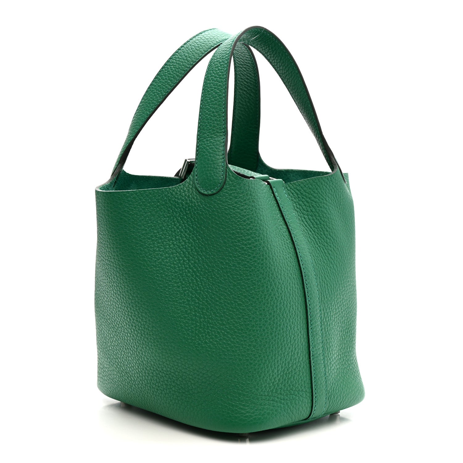 Hermes Taurillon Clemence Picotin Lock 18 PM Vert Vertigo 3 of 11