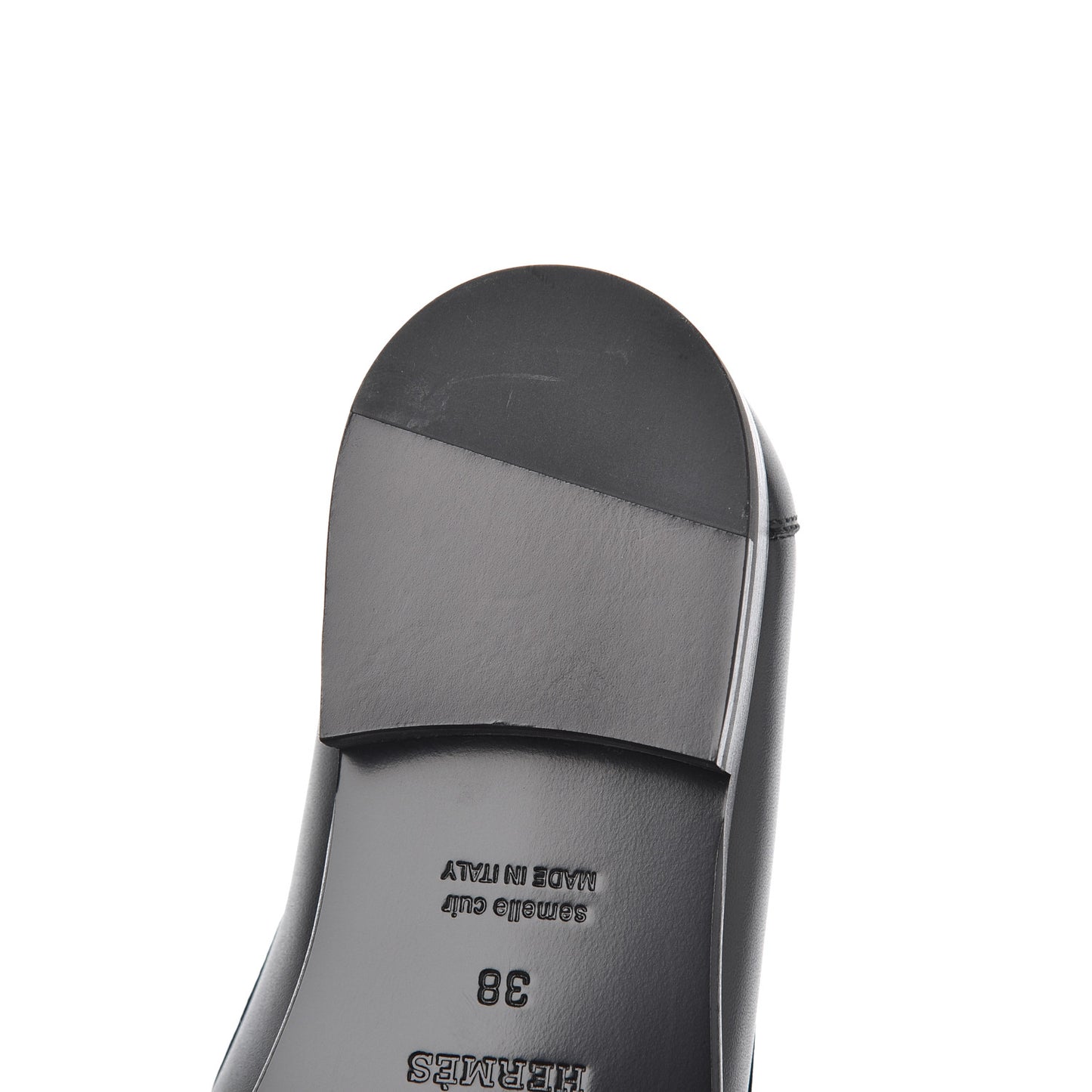 Calfskin Womens Destin Loafer 38 Black