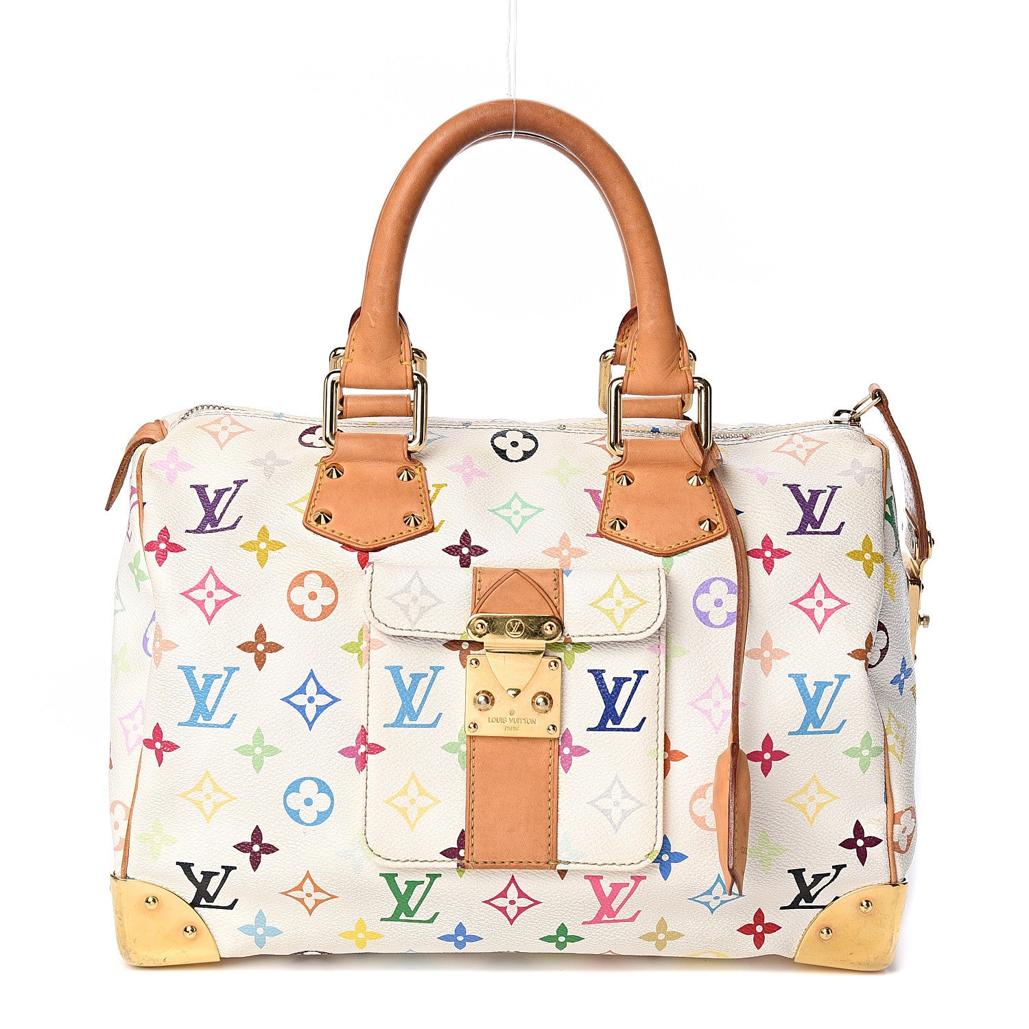 Louis Vuitton Monogram Multicolor Speedy 30 White 1 of 13