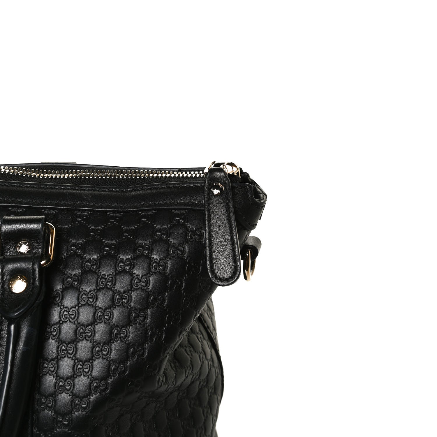 Gucci Soft Microguccissima Medium Zippered Satchel Black 17 of 17