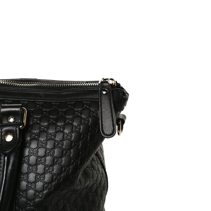 Gucci Soft Microguccissima Medium Zippered Satchel Black 17 of 17
