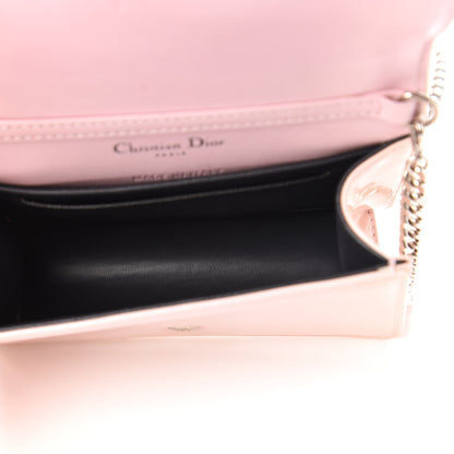 Christian Dior Patent Micro-Cannage Baby Diorama Flap Bag Rose 5 of 11