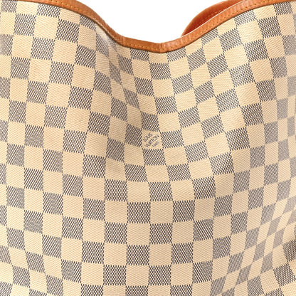 Louis Vuitton Damier Azur Delightful MM Pink 7 of 9