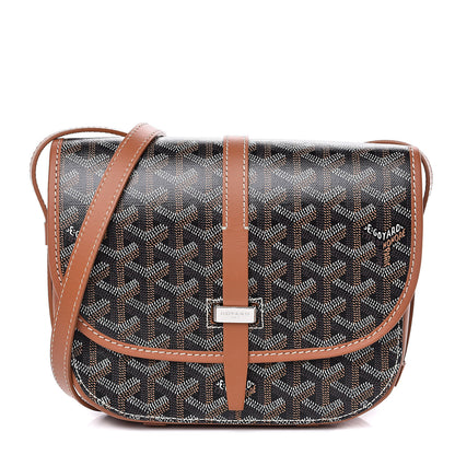 Goyard Goyardine Belvedere II PM Messenger Bag Black Gold 1 of 11