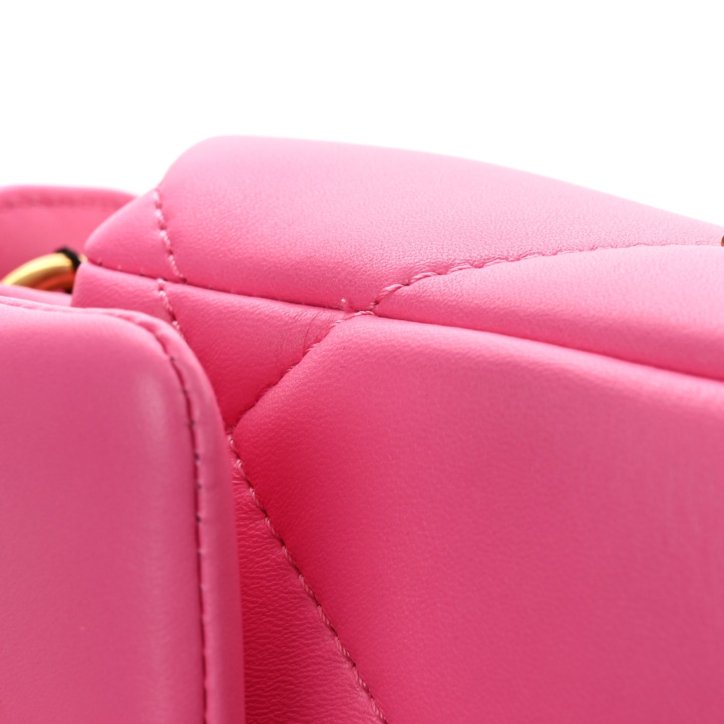 Nappa Medium Roman Stud Shoulder Bag Feminine Pink
