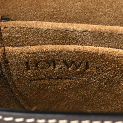 Loewe Calfskin Mini Gate Crossbody Bag Oxblood Tan Taupe 6 of 10