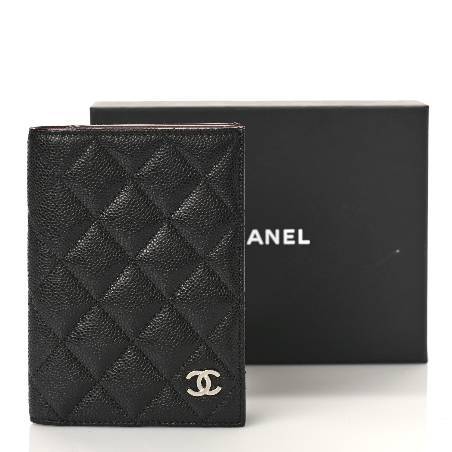 Chanel Caviar Quilted Passport Holder Black 10 of 10