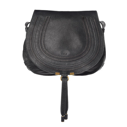 Chloe Calfskin Medium Marcie Round Crossbody Bag Black 1 of 11