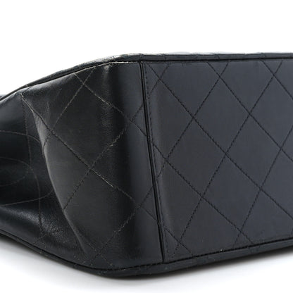 Chanel Lambskin Quilted XL Jumbo Single Flap Black 8 of 9