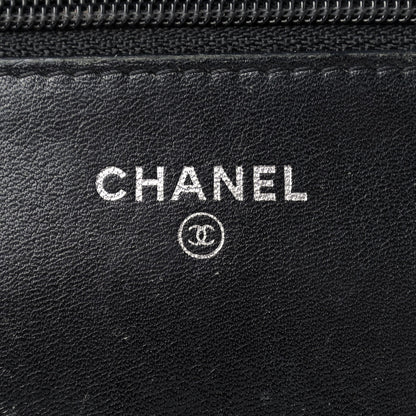 Chanel Caviar Timeless CC Wallet On Chain WOC Black 8 of 14