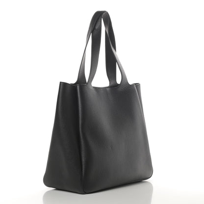 Prada Vitello Daino Soft Large Dynamique Tote Black 3 of 18