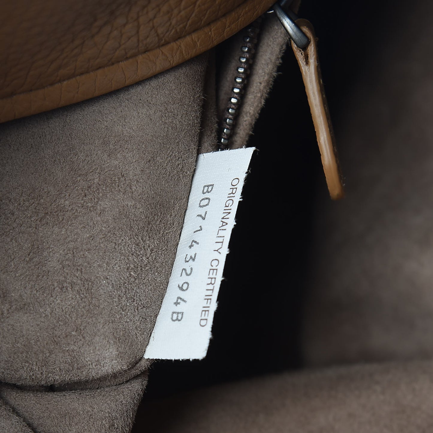 Cervo Deerskin Braided Tote Camel