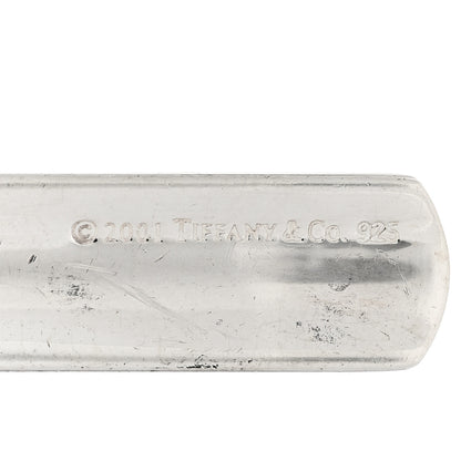 Tiffany Sterling Silver 1837 Bar Pendant 5 of 5