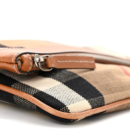 Burberry House Check Large Adeline Crossbody Saddle Brown 10 of 13