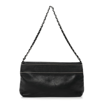 Chanel Lambskin Lax Pochette Black 1 of 10