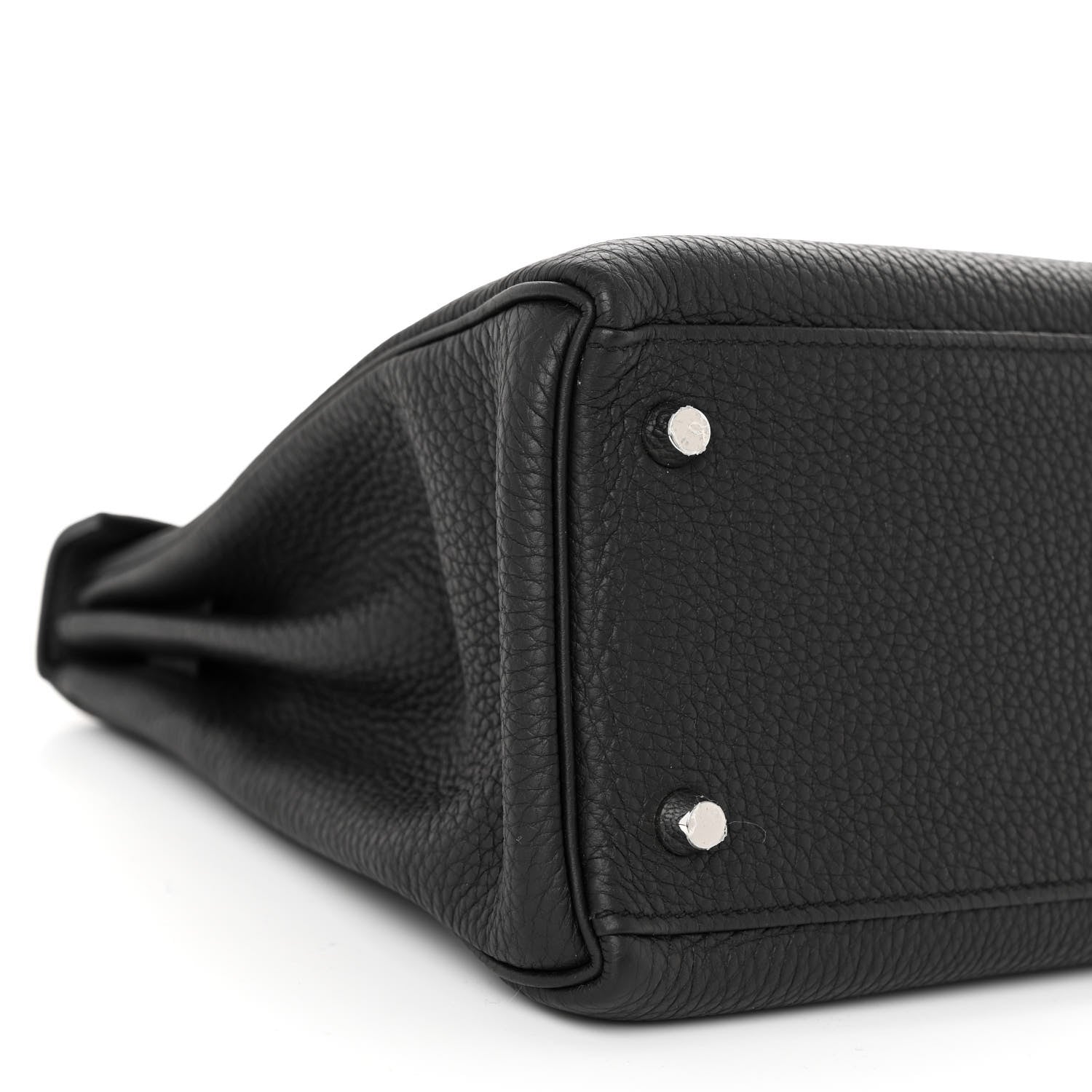 Hermes Togo Kelly Retourne 28 Black 9 of 10