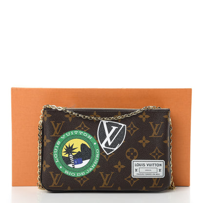 Louis Vuitton Monogram World Tour Double Zip Pochette 12 of 12