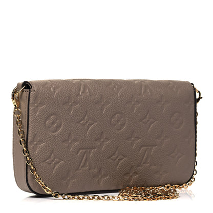Louis Vuitton Empreinte Pochette Felicie Chain Wallet Tourterelle 4 of 9